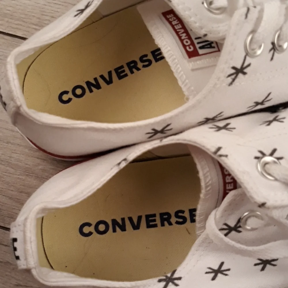CONVERSE Asterisk Year One White Sz 12 Mens Low‎ Top Sneakers Shoes RARE - Picture 8 of 10